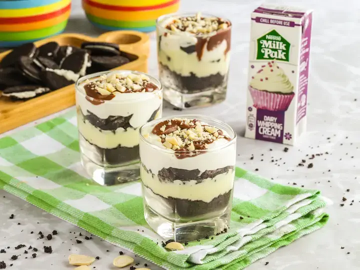 Cookies and Cream Custard cups