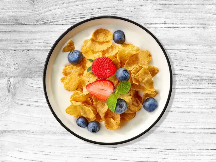 Crusty fruit Custard