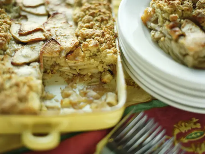 Sheet Pan Apple Crisp