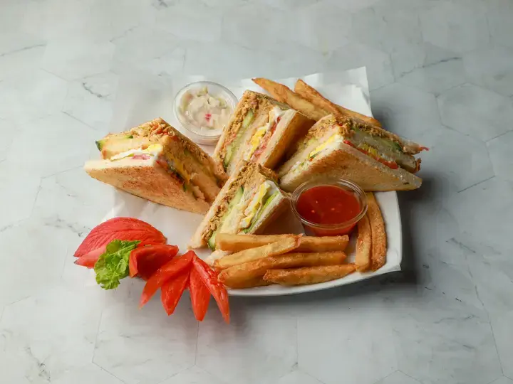 Kebab and Egg Sandwich