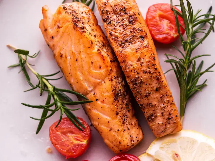 Air Fried Salmon Fillets