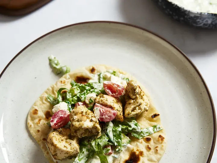 Creamy Chicken Pita Bites