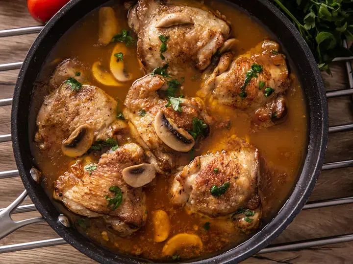 Chicken with Mushroom Sauce