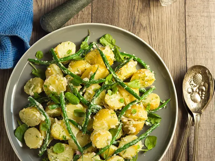Salad with Potatoes and Green Beans