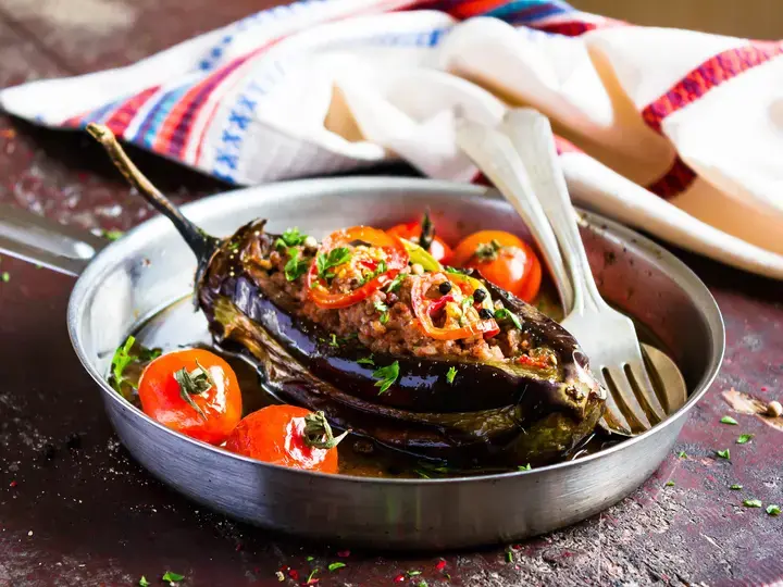 Stuffed Italian Eggplant Boats