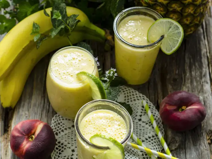 Banana and Pineapple Shake