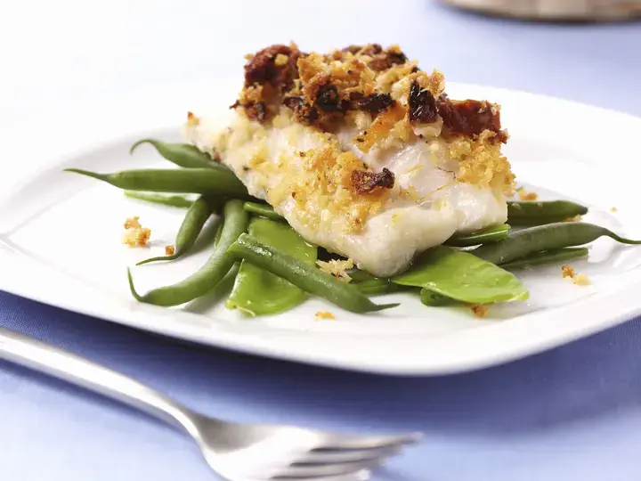 Cracker crusted fish