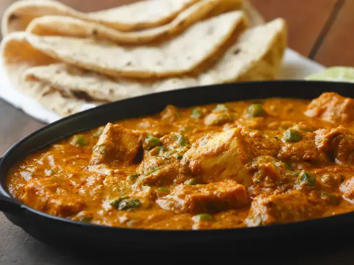 Matar Paneer curry