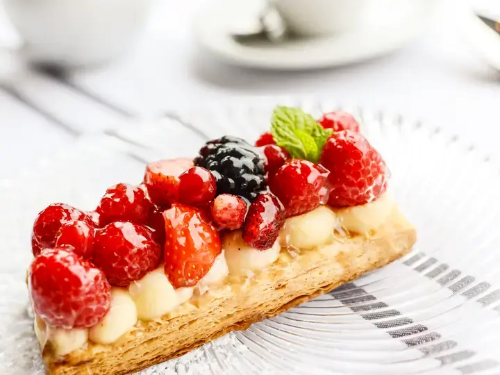 Puff Pastry Strawberry tart