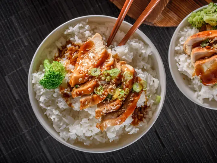 Asian Chicken Rice Bowl