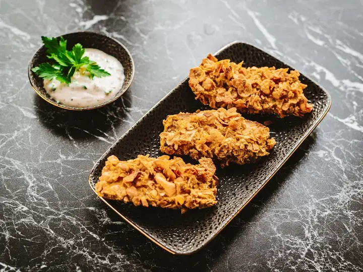 nutty chicken fingers