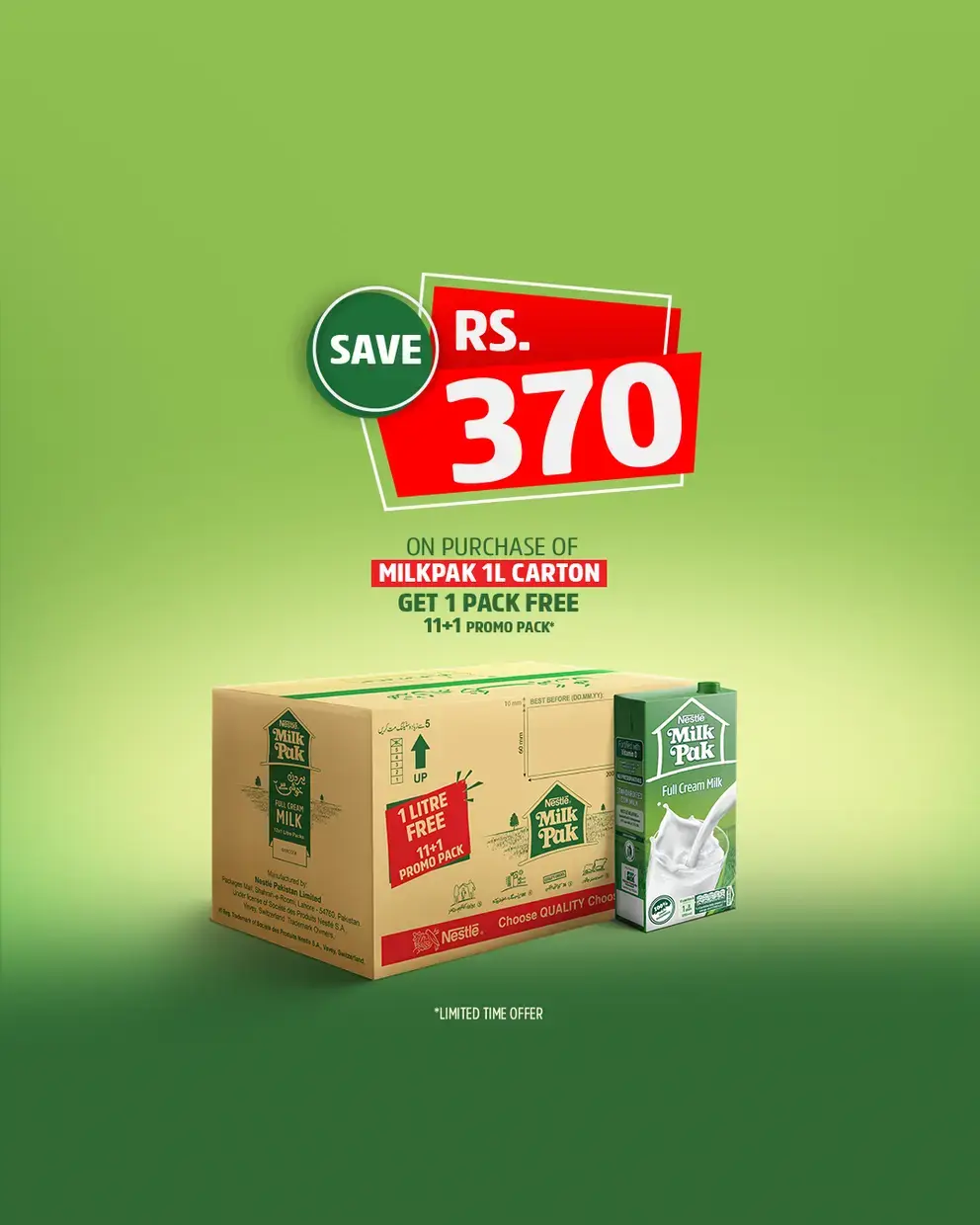NESTLÉ MILKPAK Promotions page