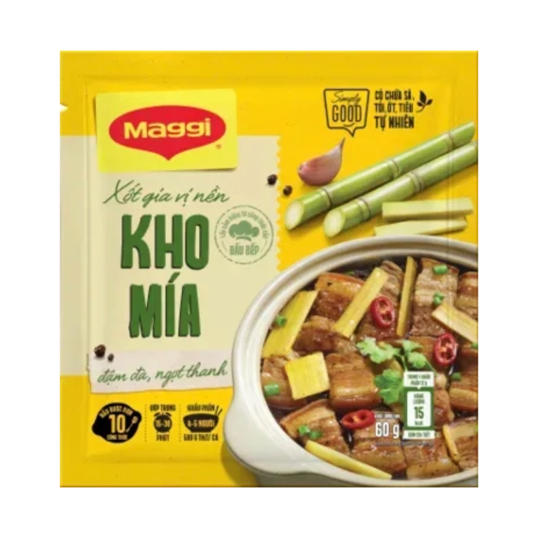 Xốt gia vị nền MAGGI Kho mía - 60 G.
