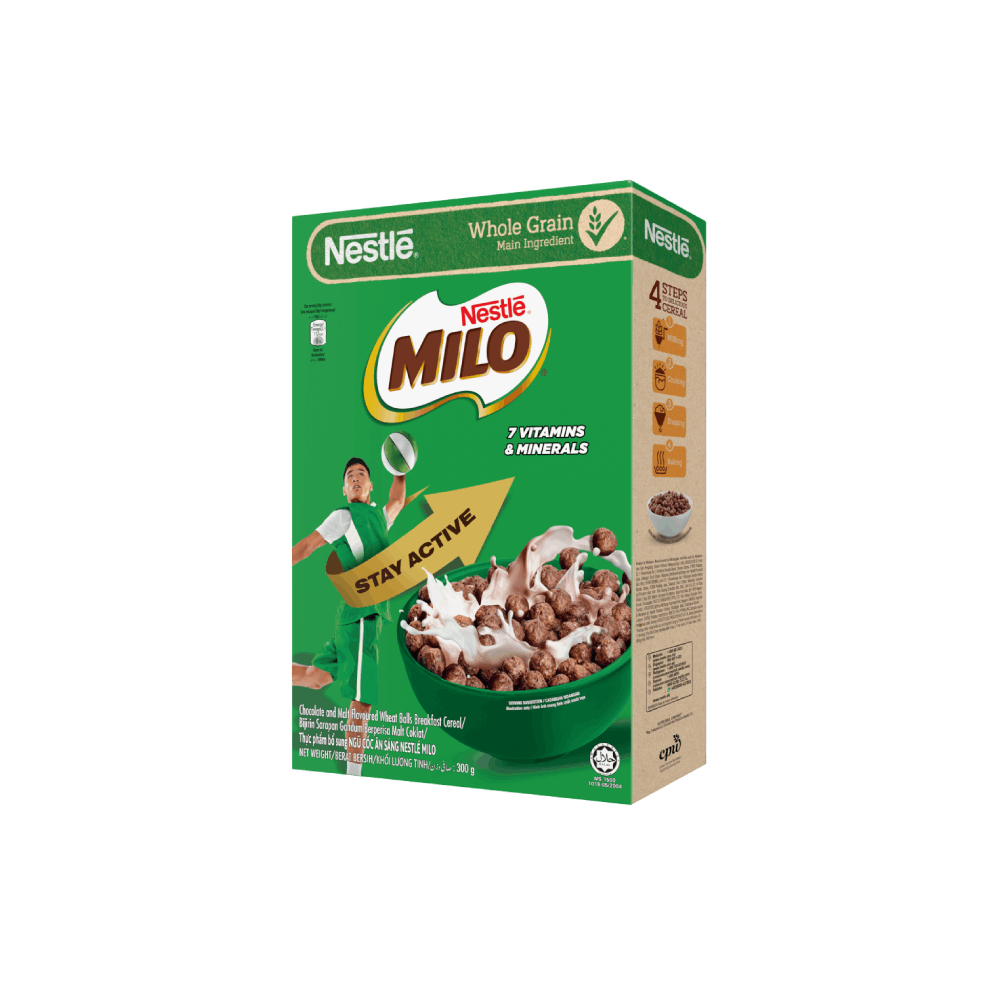 Thực phẩm bổ sung Ngũ cốc ăn sáng Nestlé MILO 18x300g