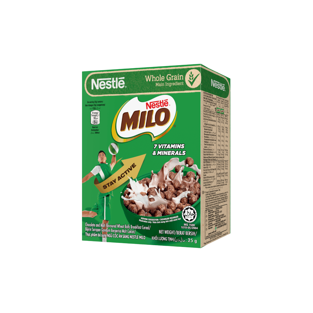 Thực phẩm bổ sung Ngũ cốc ăn sáng Nestlé MILO 60x25g
