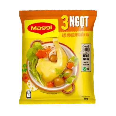 Hạt nêm MAGGI 3 Ngọt Gà - 900 G