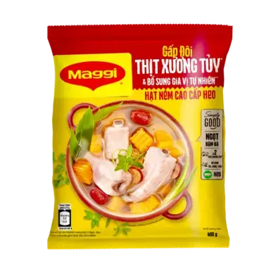 Hạt nêm MAGGI Cao cấp Gấp đôi Thịt Xương Tủy - 400 G