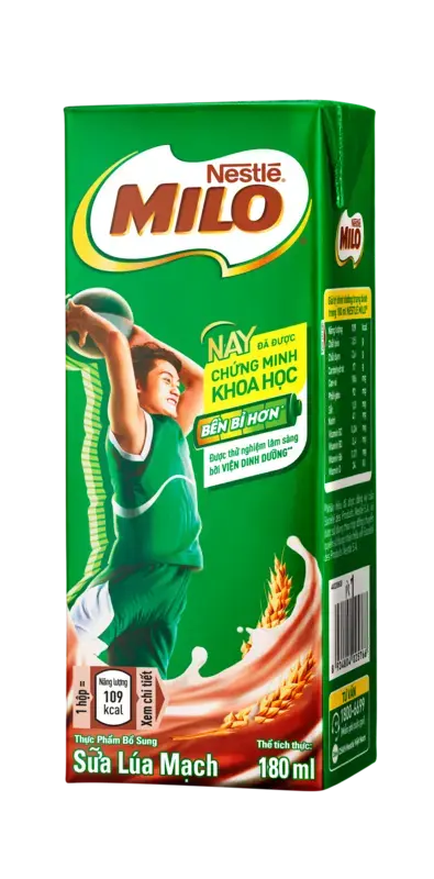 MILO HỘP UỐNG LIỀN 180ML