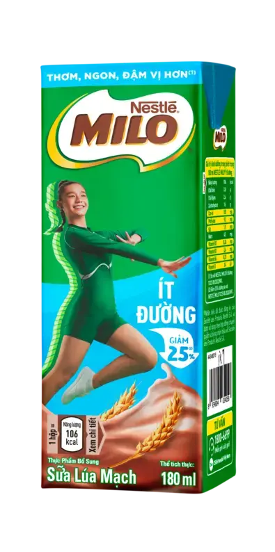 MILO HỘP ÍT ĐƯỜNG