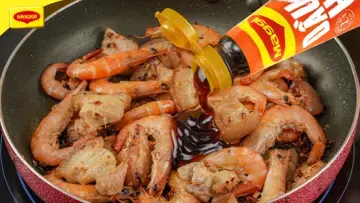 Tôm xào sả tắc