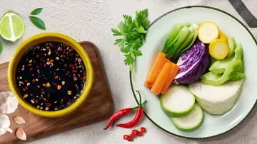 Sốt tương Maggi chấm rau luộc vị Bắc