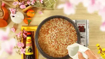 Trộn và nấu nếp lứt, gạo lứt