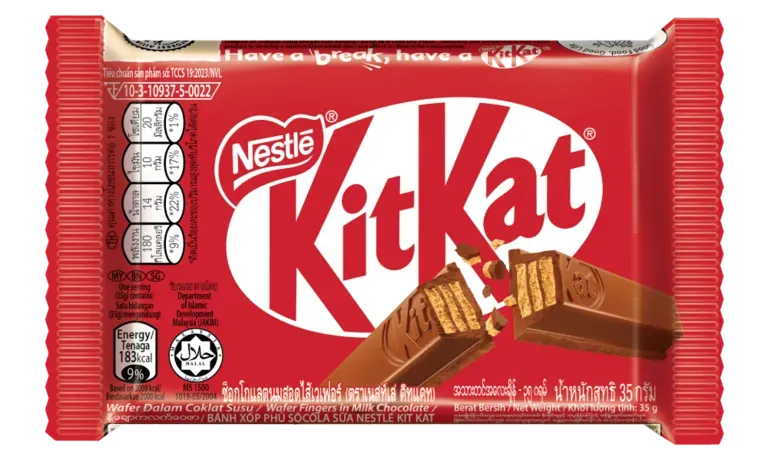 Bánh xốp phủ sôcôla sữa Nestlé KIT KAT