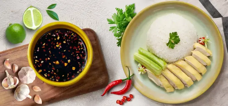 Sốt tương Maggi chấm gà luộc vị Nam