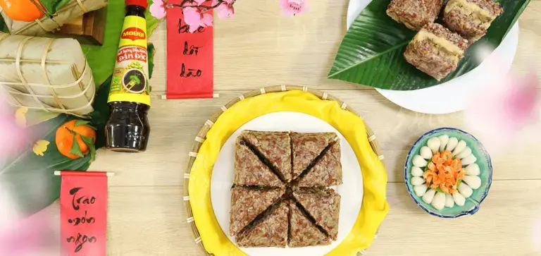 Bánh chưng gạo nếp lứt