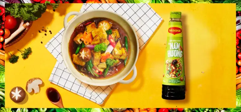 NẤM ĐẬU HŨ KHO NGŨ VỊ