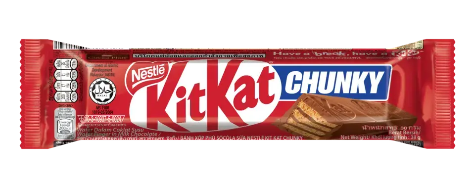 Bánh xốp phủ sôcôla sữa Nestlé KIT KAT Chunky