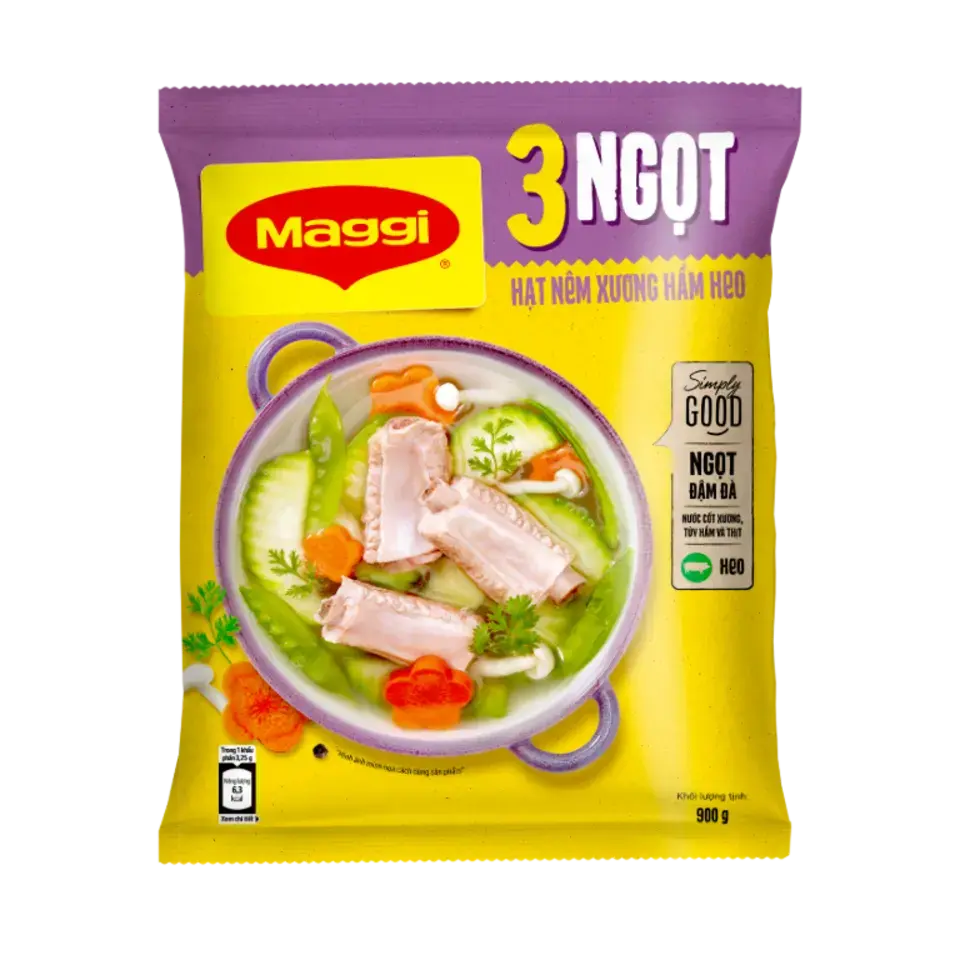 Hạt nêm MAGGI 3 Ngọt Heo - 900 G