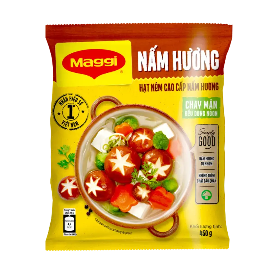 Hạt nêm cao cấp MAGGI Nấm Hương - 450 G