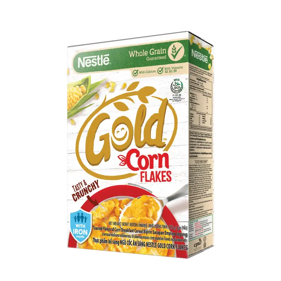 Thực phẩm bổ sung Ngũ cốc ăn sáng NESTLÉ NESTLE GOLD CORN FLAKES 18x275g XK