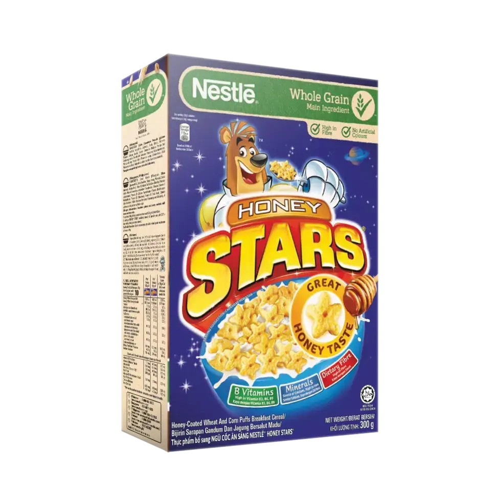 Thực phẩm bổ sung Ngũ cốc ăn sáng NESTLÉ HONEY STARS-18x300g