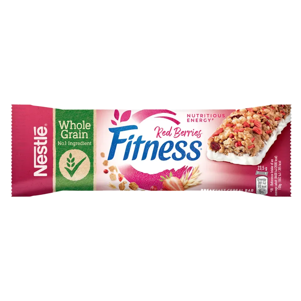 Ngũ cốc Nestlé Fitness dạng thanh vị dâu 23,5g​