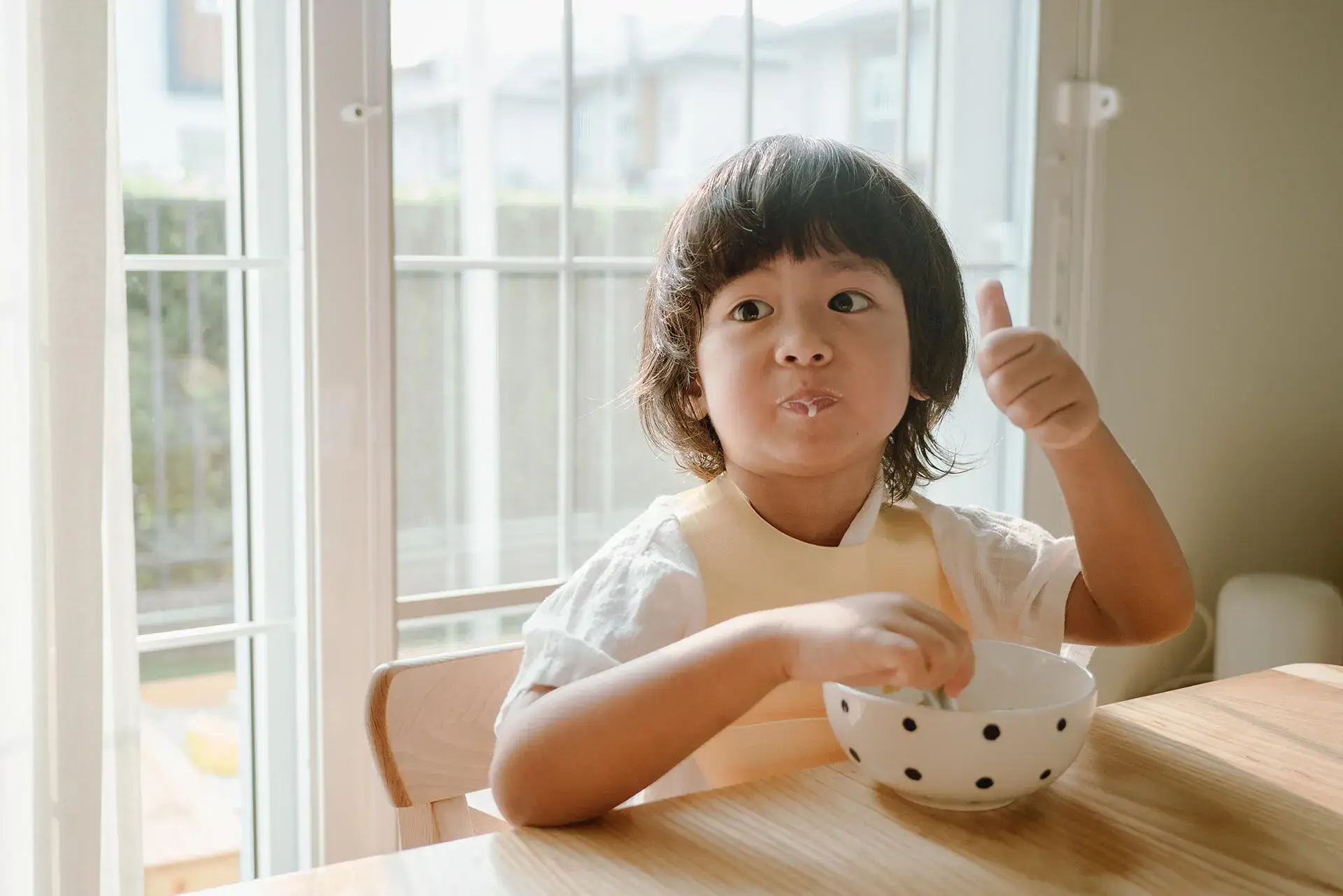 Thể trạng khỏe mạnh của con là niềm vui của mẹ