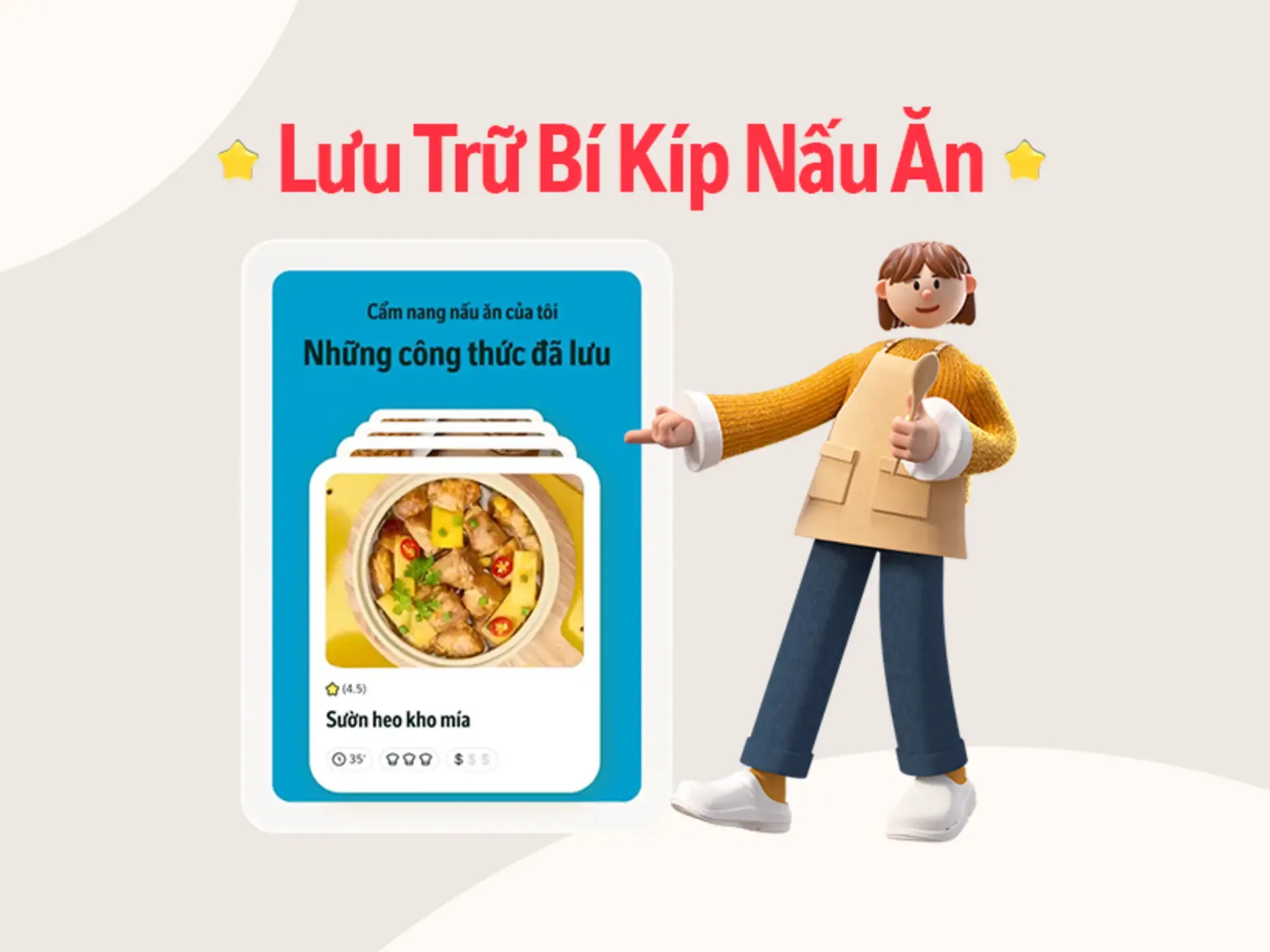 Giúp bạn lưu lại tuyệt chiêu nấu ăn chinh phục cả gia đình