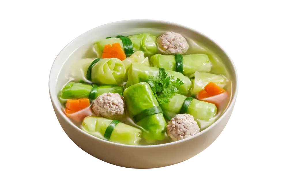 Canh bắp cải thịt băm