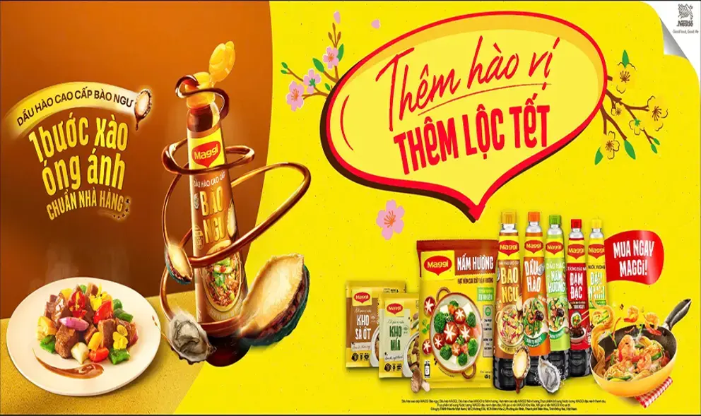 Chương trình khuyến mãi cho các sản phẩm MAGGI Tết 2026
