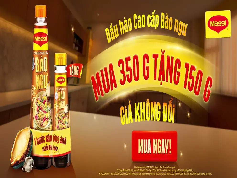 Chương trình khuyến mại Dầu hào cao cấp MAGGI Bào ngư