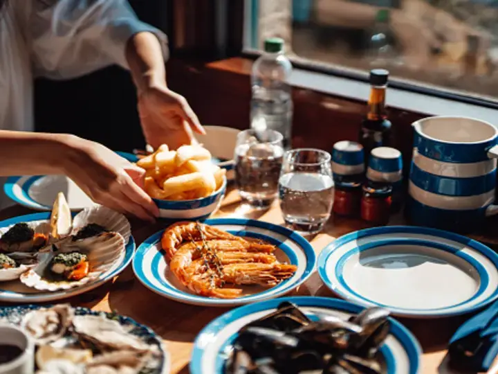 Hải sản có hàm lượng chất đạm và các axit amin cao