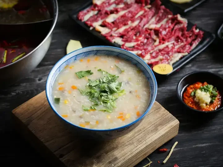 Cháo Đậu Nành Rau Củ Thịt Bò Bí Ngô