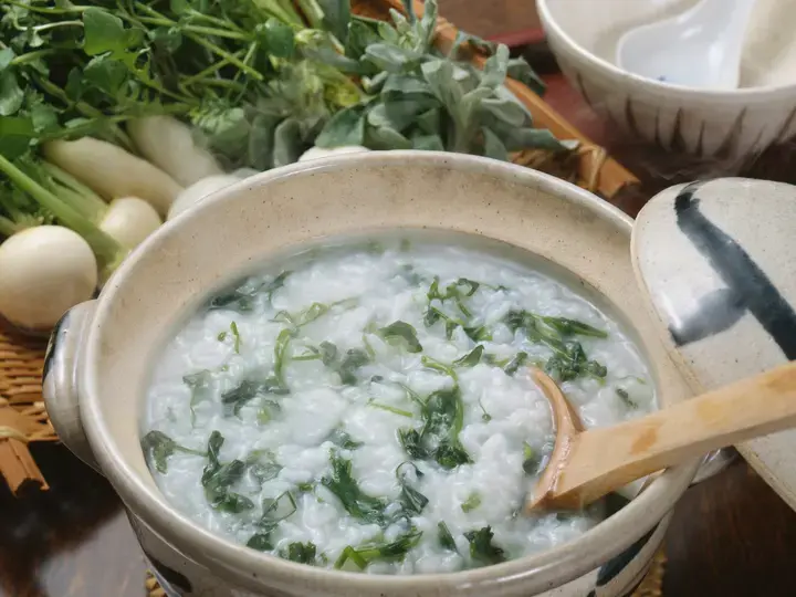 món cháo lươn cải xoong cà rốt thơm ngon bắt vị