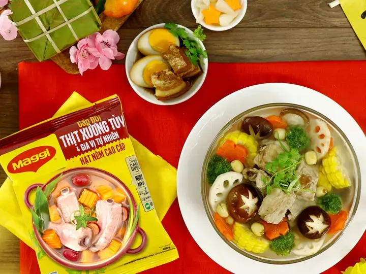 Canh Sườn Ngũ Sắc