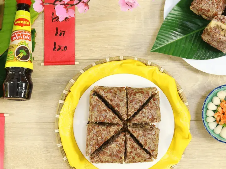 Bánh chưng gạo nếp lứt