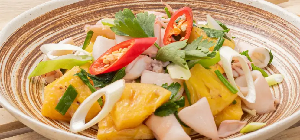 Mực Cơm Xào Boaro Sốt Thơm